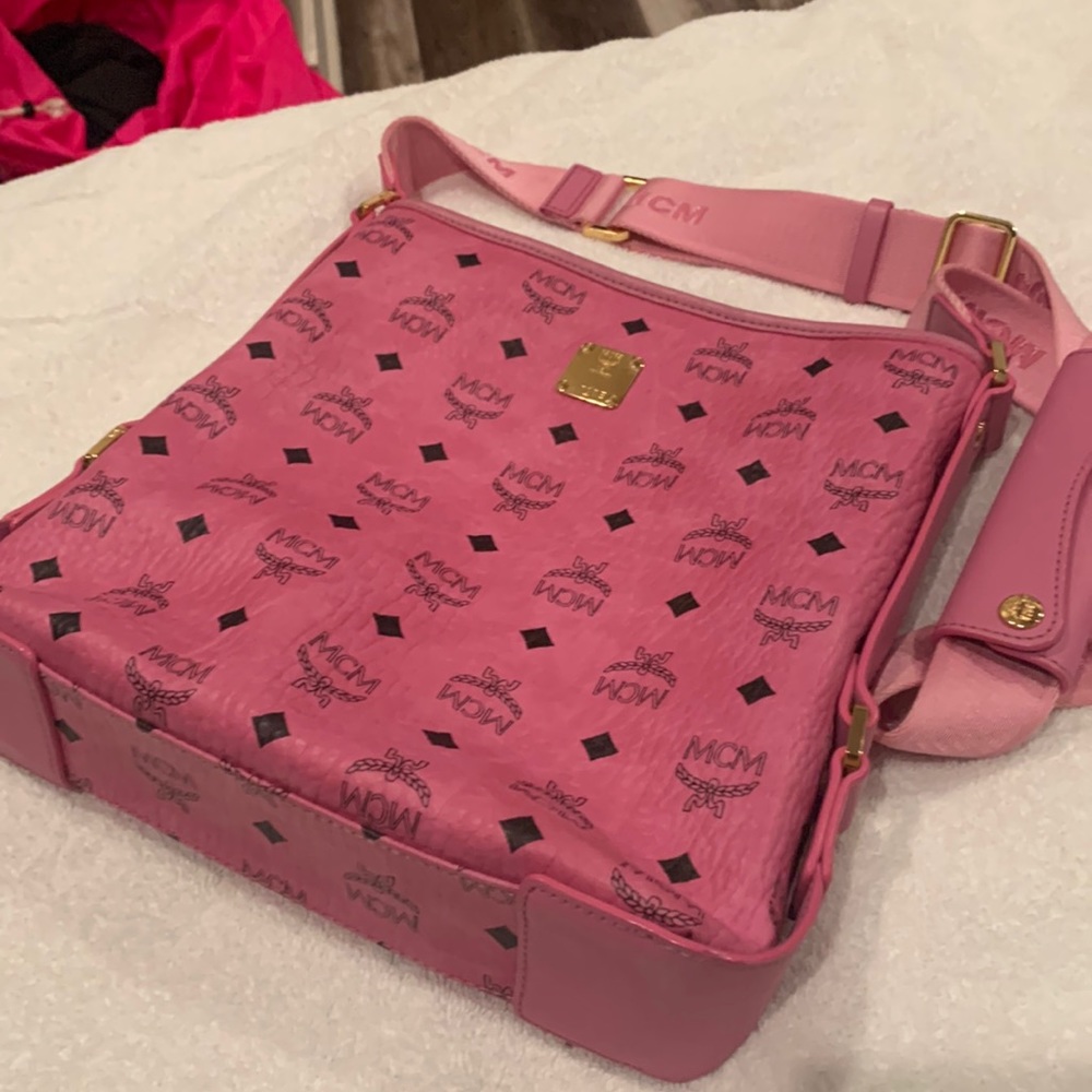 MCM Pink Crossbody Bag